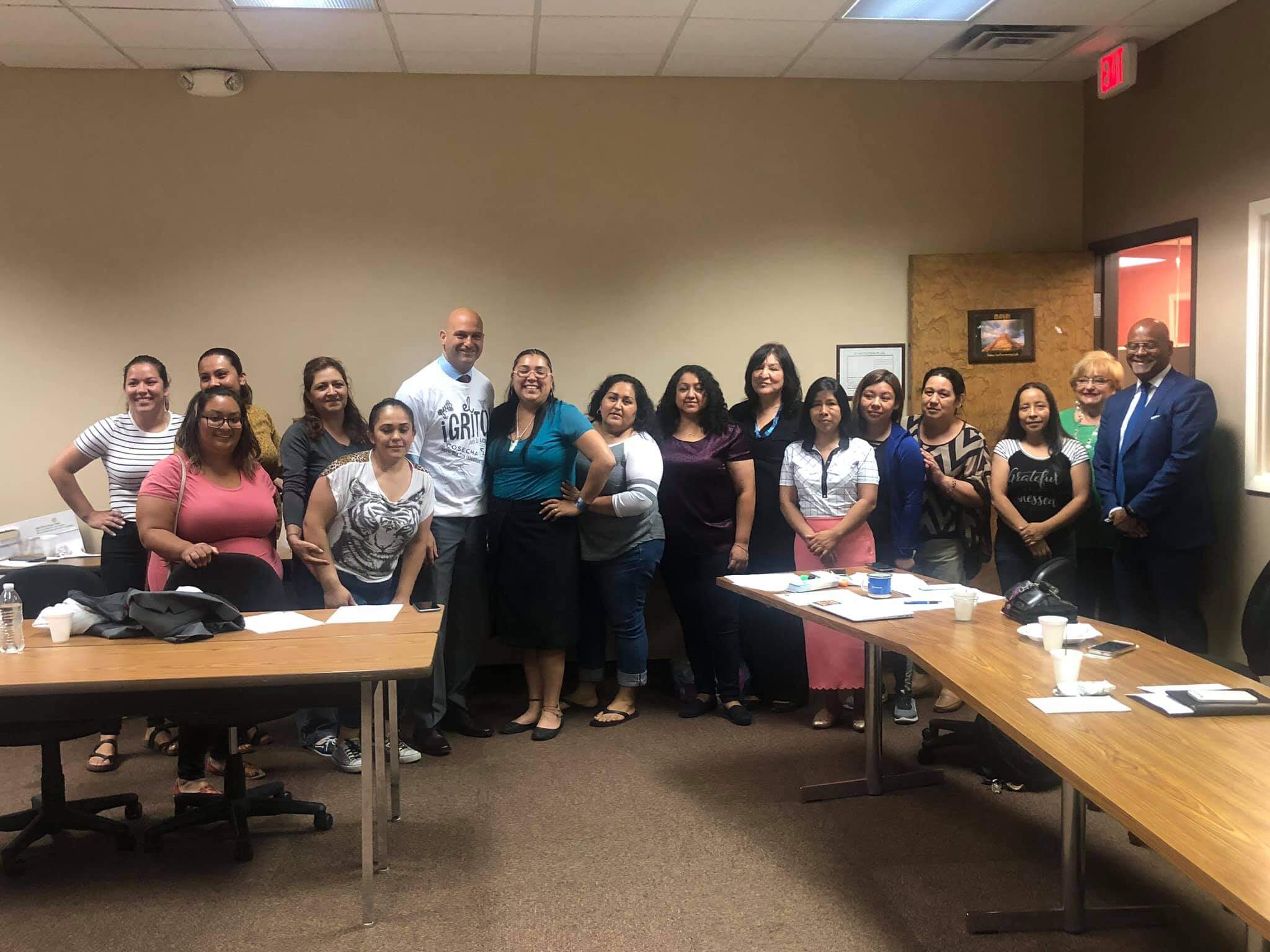Foto de grupo del equipo directivo de DHDC | Community Organizing & Advocacy