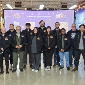 RECD mentors at the Go Kart reveal event